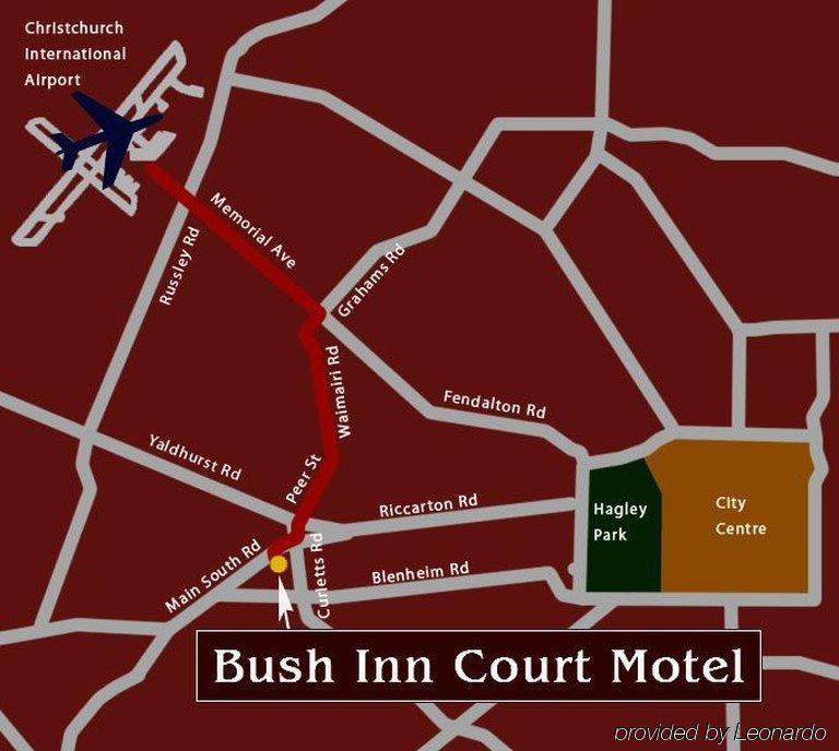 Bush Inn Court Motel Christchurch Esterno foto